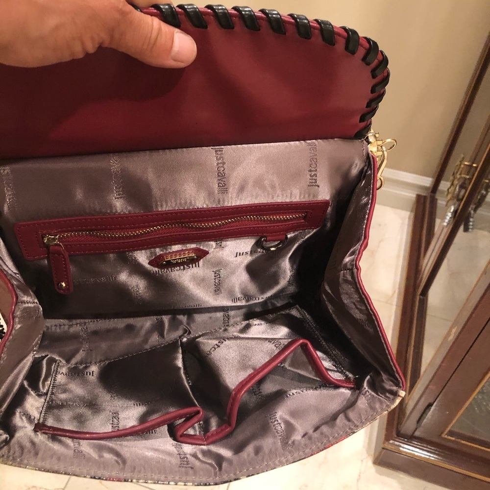 Cavalli python leather handbag - Picture 13 of 15